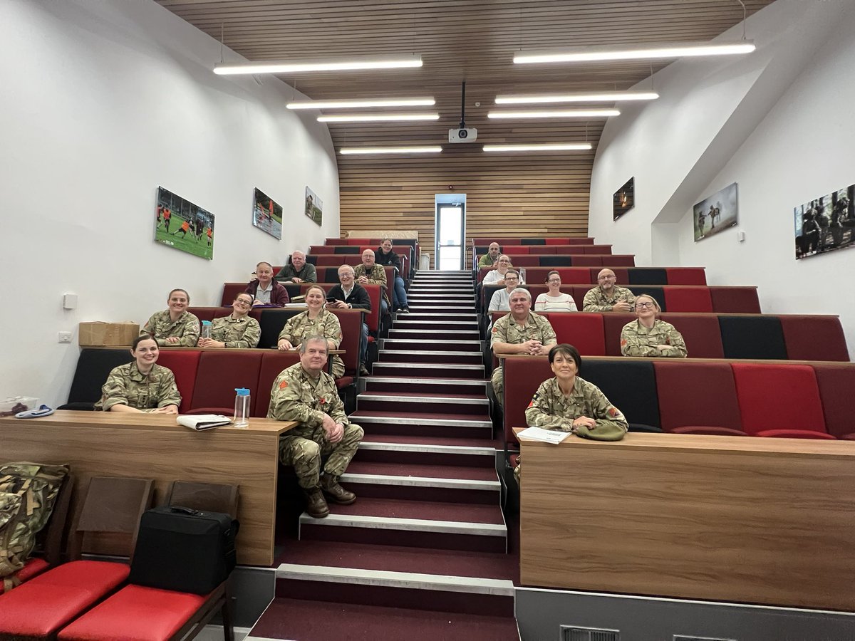 HQ Army Cadets SO2 - first aid (@macfoc4) on Twitter photo CFATO conference 2022 complete, a hybrid conference which saw 25 trainers travel to <a href="/CTCFrimleyPark/">CTC Frimley Park</a> and 60 log in online for the day. A brilliant weekend with lots of standardisation, skills updates and discussion forums.
See you again next year ๐
<a href="/SO1_Cadet_MedFA/">HQ Army Cadets Medical and First Aid</a> CFATO conference 2022 complete, a hybrid conference which saw 25 trainers travel to <a href="/CTCFrimleyPark/">CTC Frimley Park</a> and 60 log in online for the day. A brilliant weekend with lots of standardisation, skills updates and discussion forums.
See you again next year ๐
<a href="/SO1_Cadet_MedFA/">HQ Army Cadets Medical and First Aid</a>
