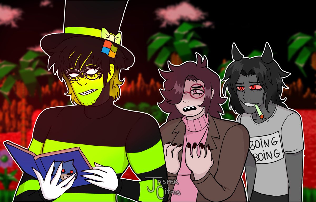 citrusjasper's tweet photo. Had a lot of fun listening to funny people read a bad creepypastas from my youth.
#hackfanart #thafart #thaffanart #digitalart #creepypasta https://t.co/RFl6m8P0nx