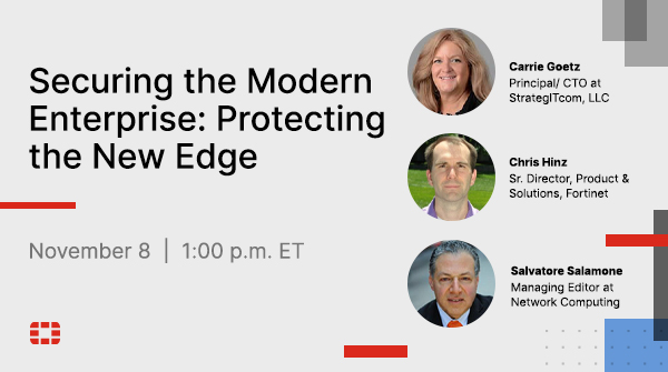 Fortinet's tweet photo. Safeguard the new edge ☑️ 

Just #Fortinet on Tuesday, November 8 to explore the trends forcing enterprises to rethink their traditional approaches to edge security and how new technologies such as #ZeroTrust can help: https://t.co/3MfbjrHWVr https://t.co/q3FWUXIPzz