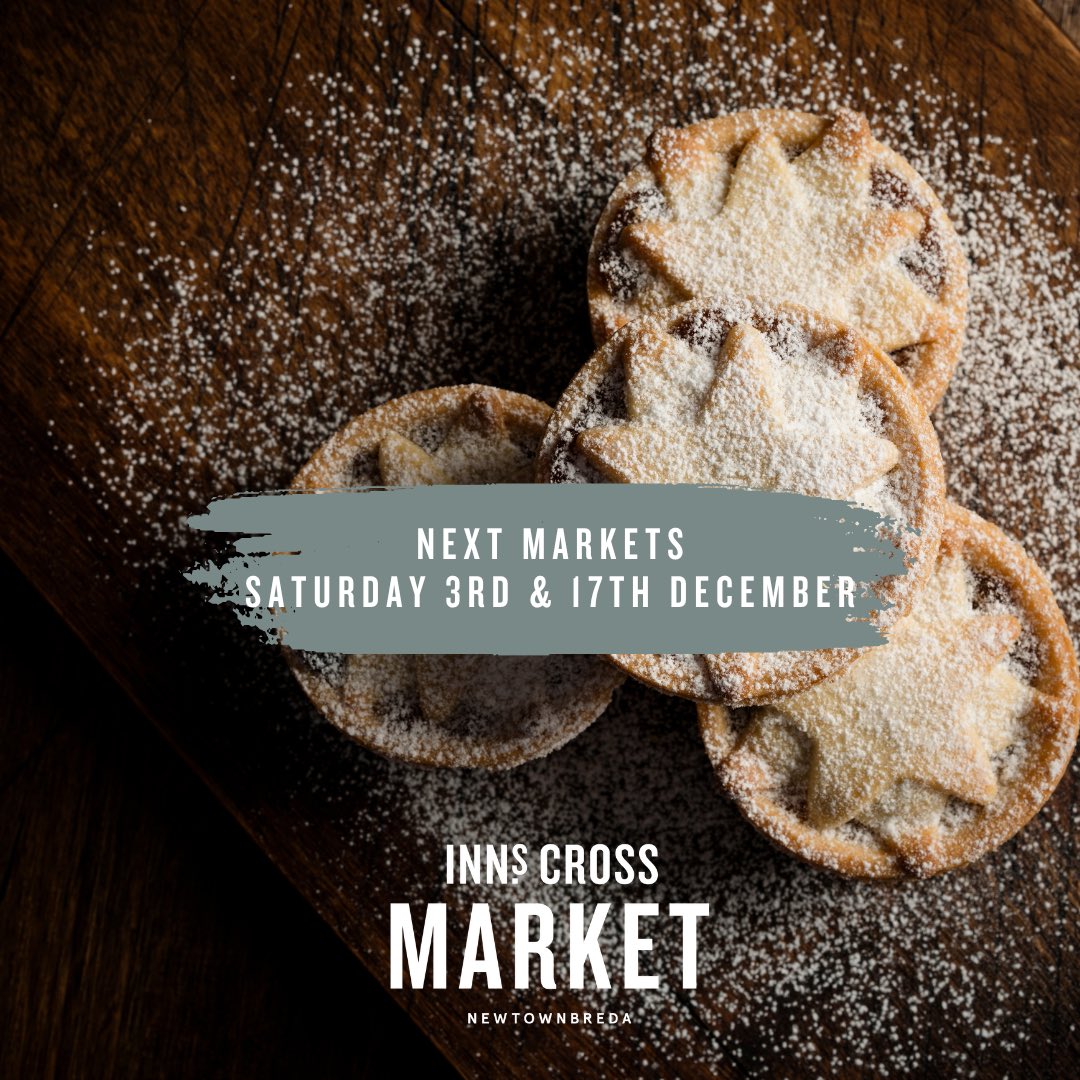 Come and join us for some festive cheer at our #InnsCross Markets and #supportlocalni
🎄 Sat 3rd Dec
🎄 Sat 17 Dec
Don't forget you can pre-order turkey, beef, buffalo and veg for collection on Friday 23rd December 9am-10am.

#belfasthour