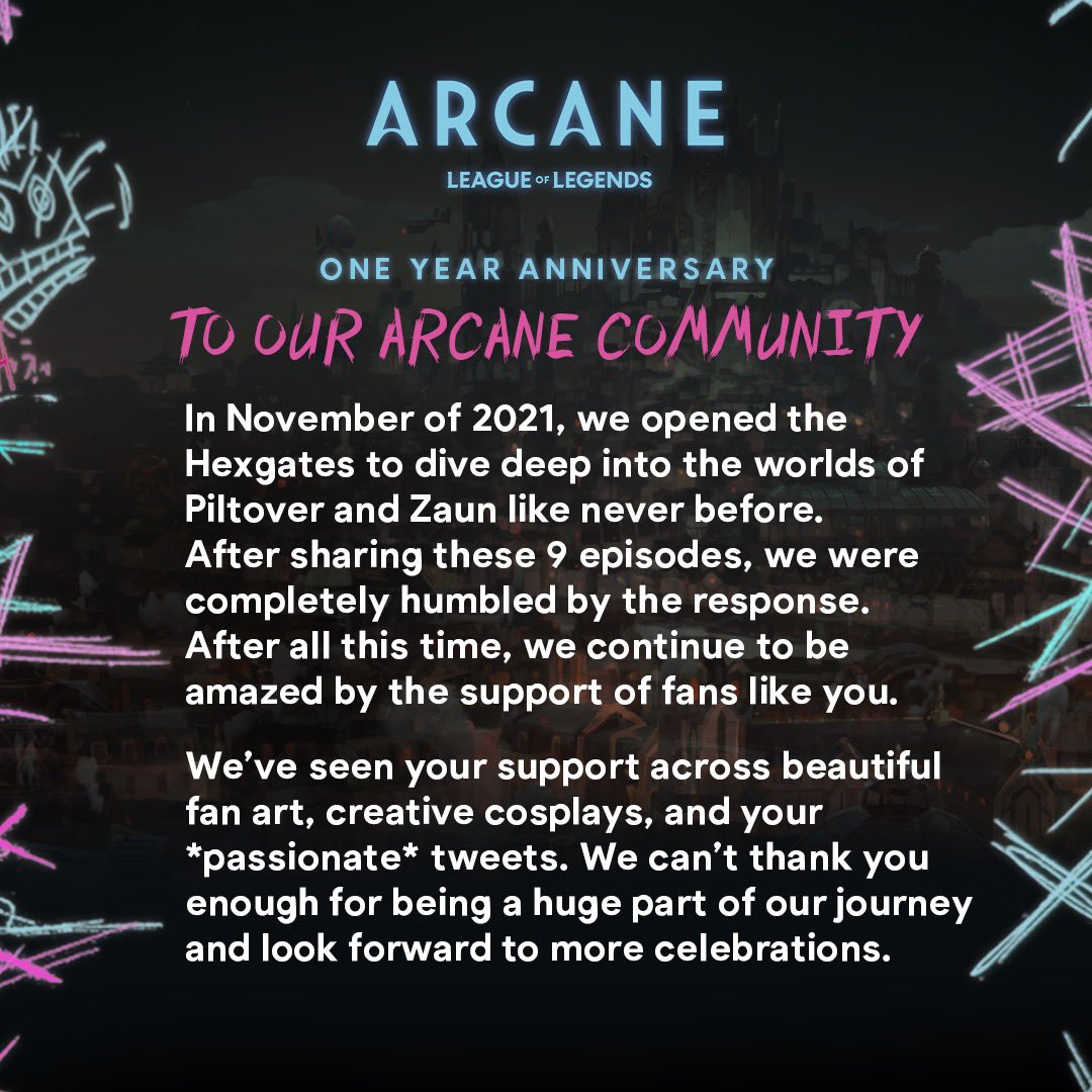 Arcane celebra su primer aniversario