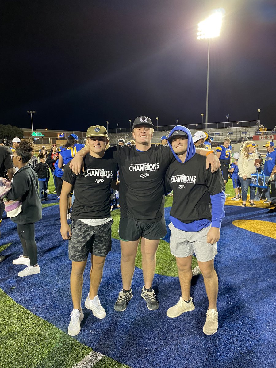 Rams are on top of the Lone Star Conference !!! 🔵🟡 @ASURamFootball