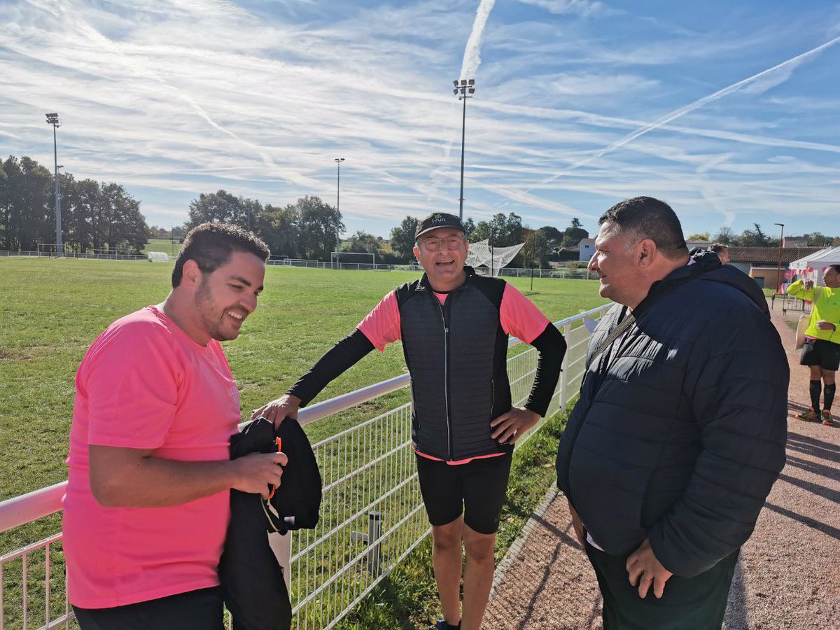 Beaucoup de coureurs à <a href="/bouloc31/">Bouloc</a> pour la course solidaire La Belle Rose ! Nous étions nombreux à avoir enfilé le tee-shirt rose pour soutenir la lutte contre le cancer. Bravo à l'association BAG, à la mairie et à tous les bénévoles. Les bénéfices seront reversés à <a href="/CRCDCoccitanie/">Dépistage des cancers Occitanie (CRCDC-OC)</a>