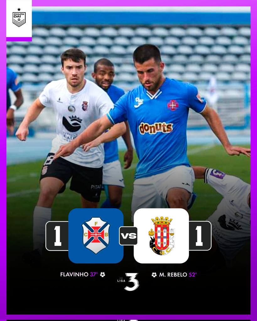 CHUTA_DAI's tweet photo. 🔥 Caldas mantém-se à frente do Belenenses após o empate a 1-1

#CaldasSC #belenenses #liga3 #purofutebol #chutadai https://t.co/cbZ0kKtRiY