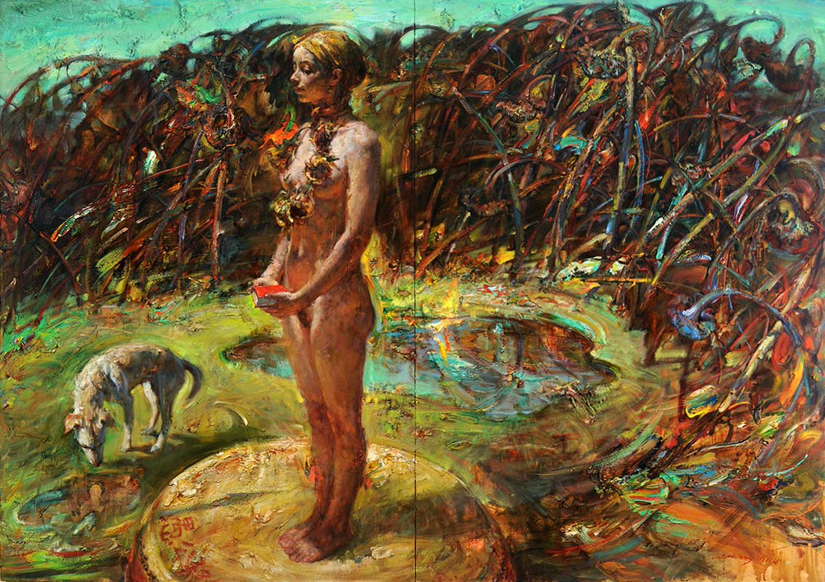 Victor Wang

#naturist #dog #paintingoftheday