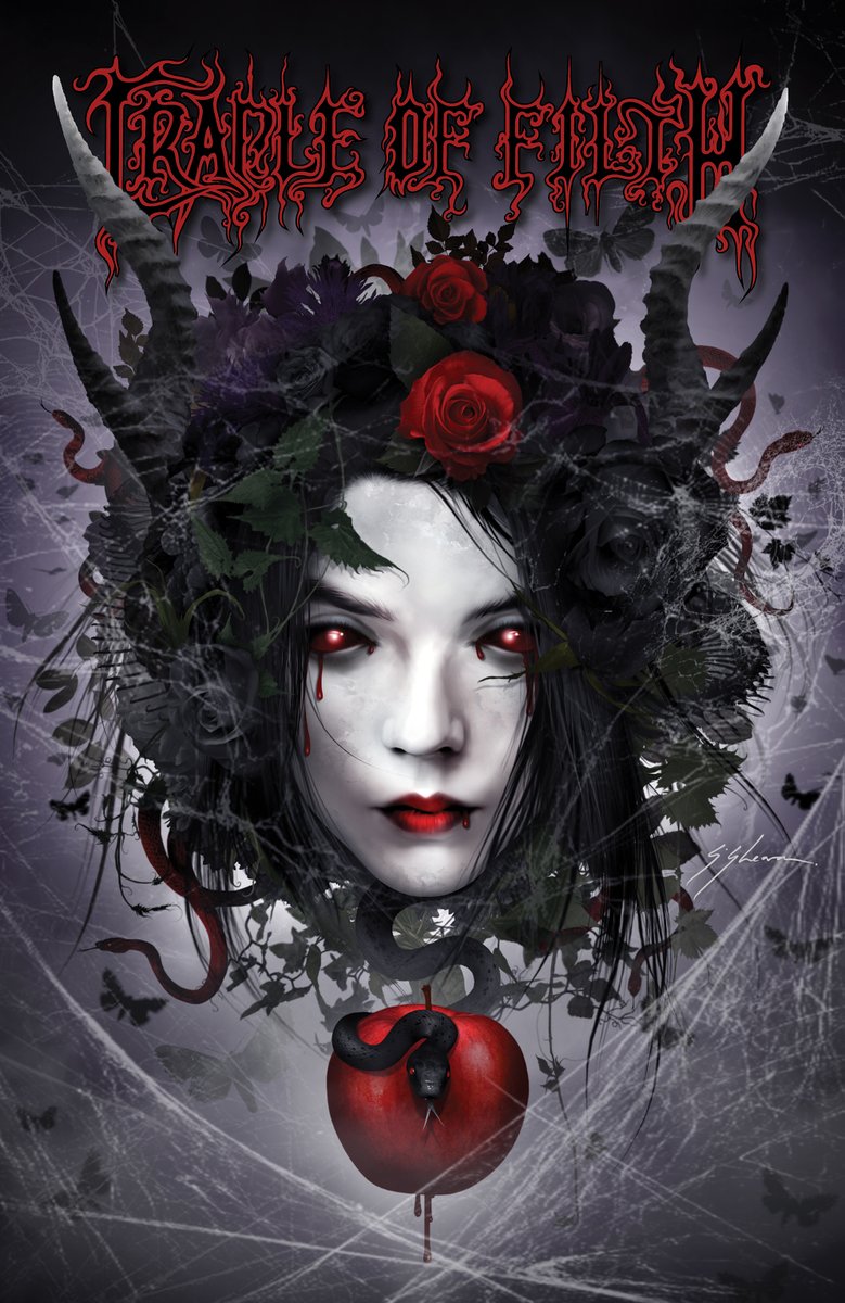 OpusPublishing's tweet photo. 🚨 In stores November 16th, @CradleofFilth: Maledictus Athenaeum issue #5 🔥 Written by Kurt Amacker &amp; @junkstory, Inner Artwork by @menton3 &amp; @Danielofmaine 

Cover A: menton3
Cover B: Daniel Maine
Cover C: @Sam_Shearon https://t.co/a3k84dgGWJ