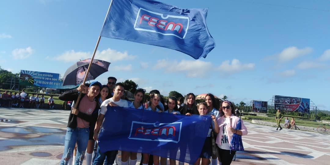 FeemVilla's tweet photo. ❤️💙Aquí está la @FeemVilla😎😍, siempre dando lo mejor de sí💪 ¡Aquí con Cuba!🇨🇺
#FEEMConCuba
#FEEM52
@DiazCanelB 
@aylinalvarezG 
@Colina_VClara 
@hamlet_cu https://t.co/R7t7faDjZt
