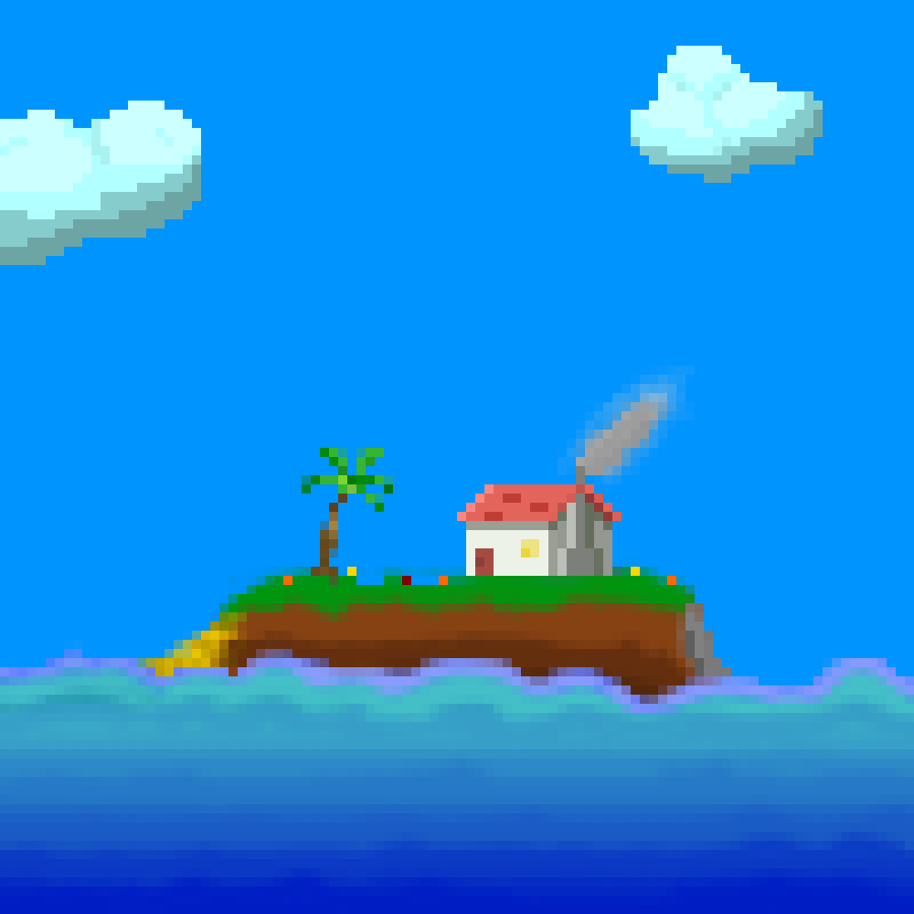 Really feel like chilling on an island right now... 😴🌴

#pixelart #island #islands #pixelartist