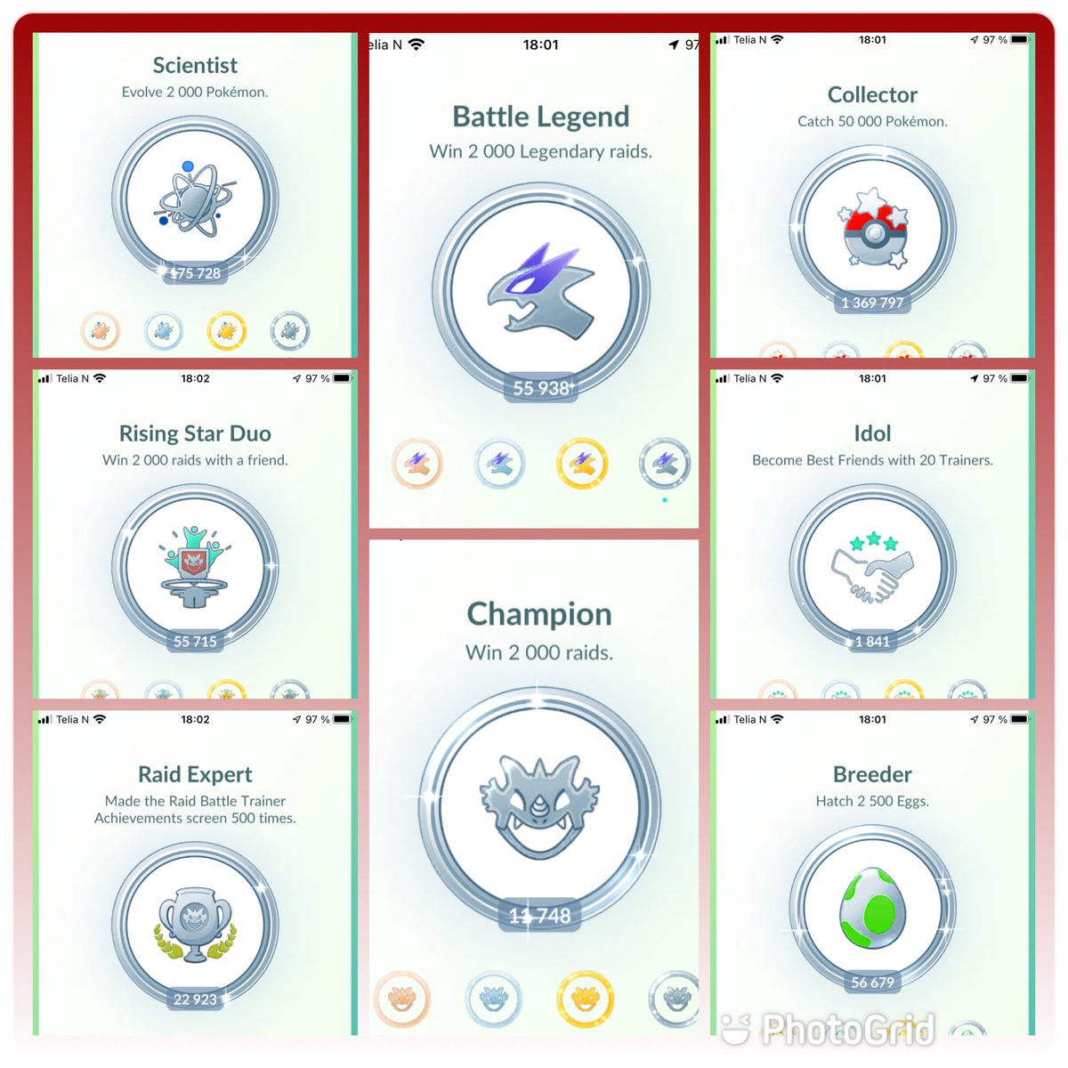 3.000.000.000 BILLION XP!🔥
Achieved in #PokemonGO 

Thanks a lot for the support my friends! especially thanks to <a href="/ElinChristine1/">ElinChristine 🇳🇴</a> ❤️