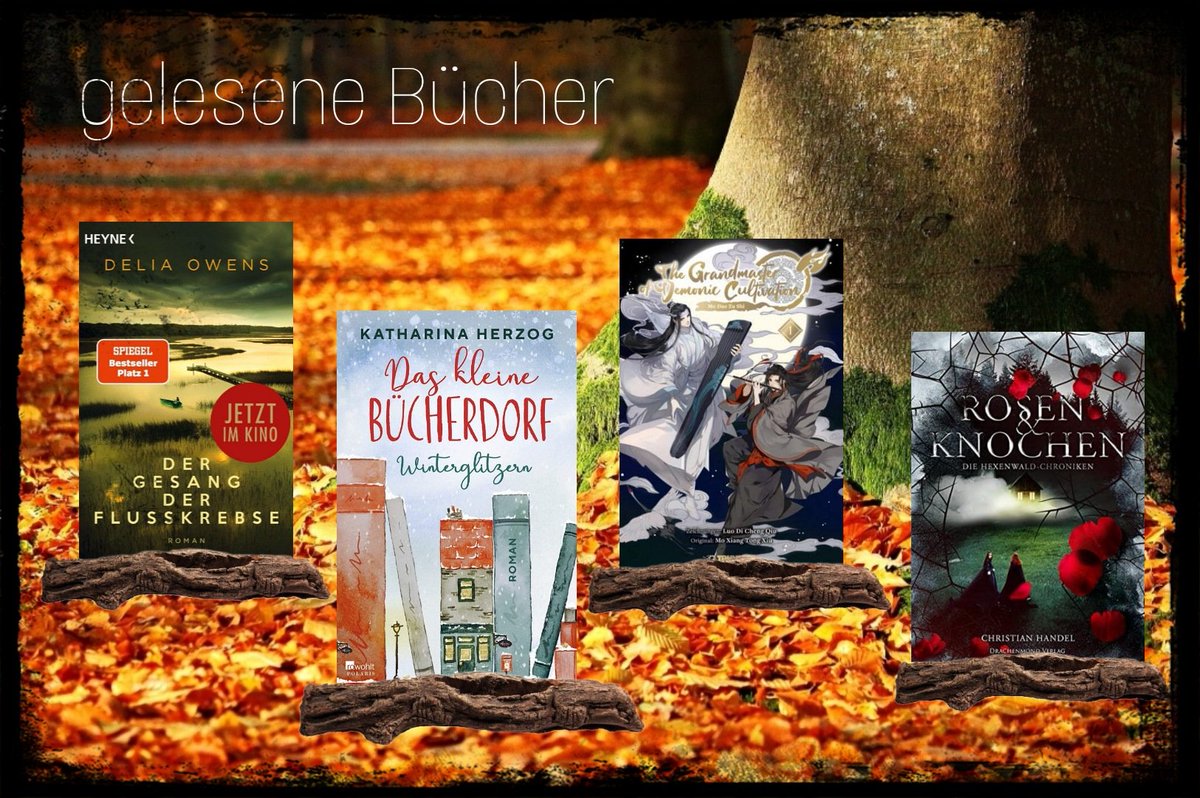 ᵘᶰᵇᵉᶻᵃʰˡᵗᵉ ʷᵉʳᵇᵘᶰᵍ
#bücherwoche #gelesenebücher 

Vier gelesene Bücher sind es diese Woche geworden.

Von Highlights bis ganz okay ist alles dabei.

Näheres dazu lest ihr auf meinem Blog.
katjasleselounge.blogspot.com/?m=1
 
Kennt ihr eines der Bücher?