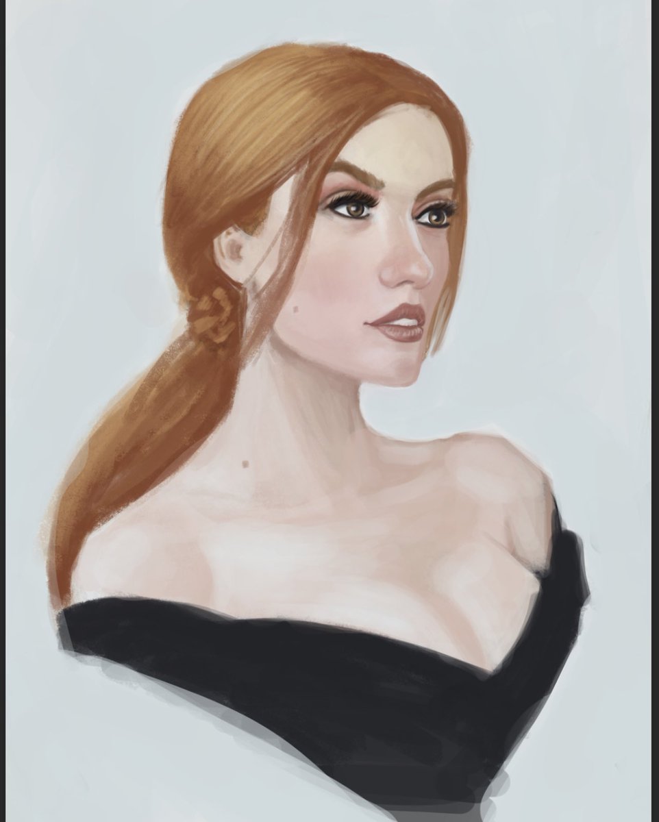 Practice practice practice #digitalpainting #redhead #digitalart