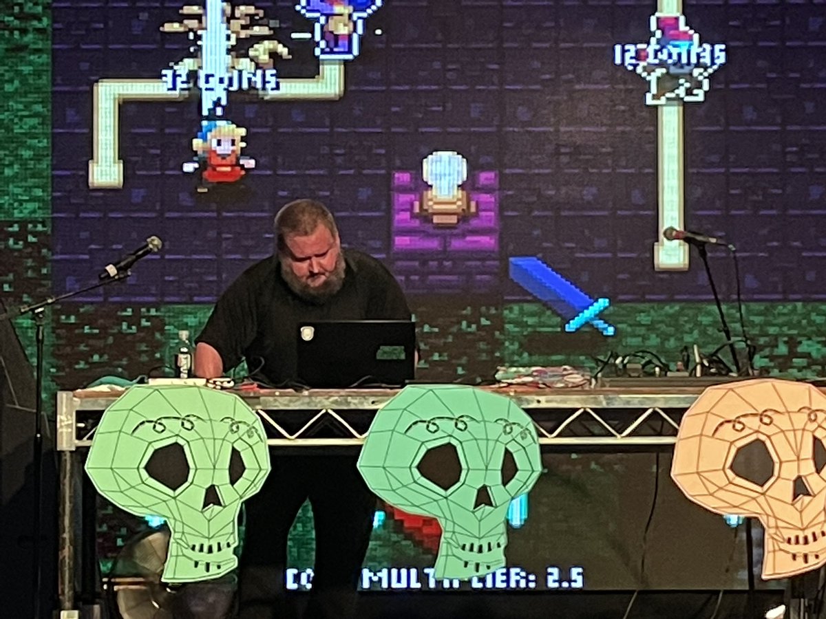GregRicey's tweet photo. Feeling so inspired after an absolutely amazing Day of the Devs. Thank you to all the amazing developers and fans who came out to party!! And especially to my pals at @DoubleFine and @iam8bit for keeping the dream alive for 10 years! Here’s to another 10!! https://t.co/kstEt0P1ht
