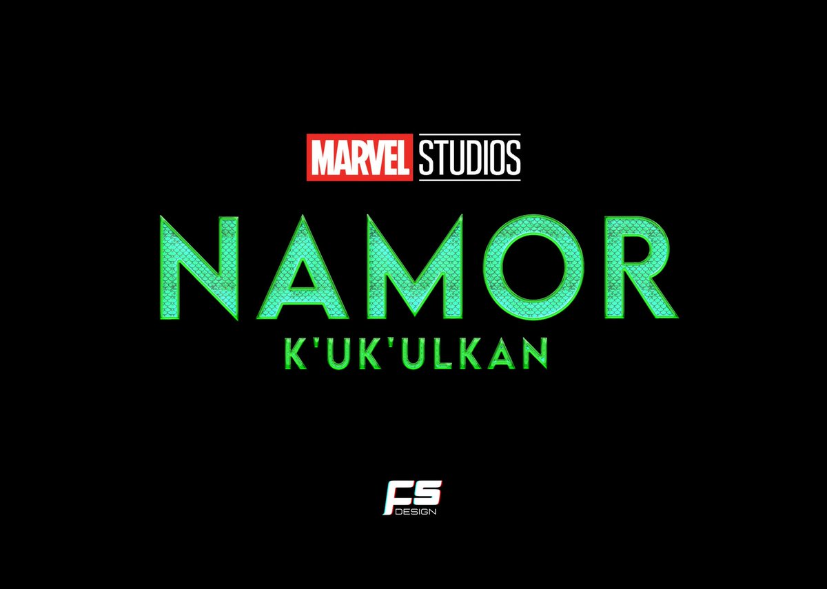 FSDesignOficial's tweet photo. 💥 Namor T̵h̵e̵ ̵S̵u̵b̵m̵a̵r̵i̵n̵e̵r̵ ̵ K'uk'ulkan custom logo from Marvel Studios!

#Namor #WakandaForever 
#BlackPanther https://t.co/19KX67H8nC