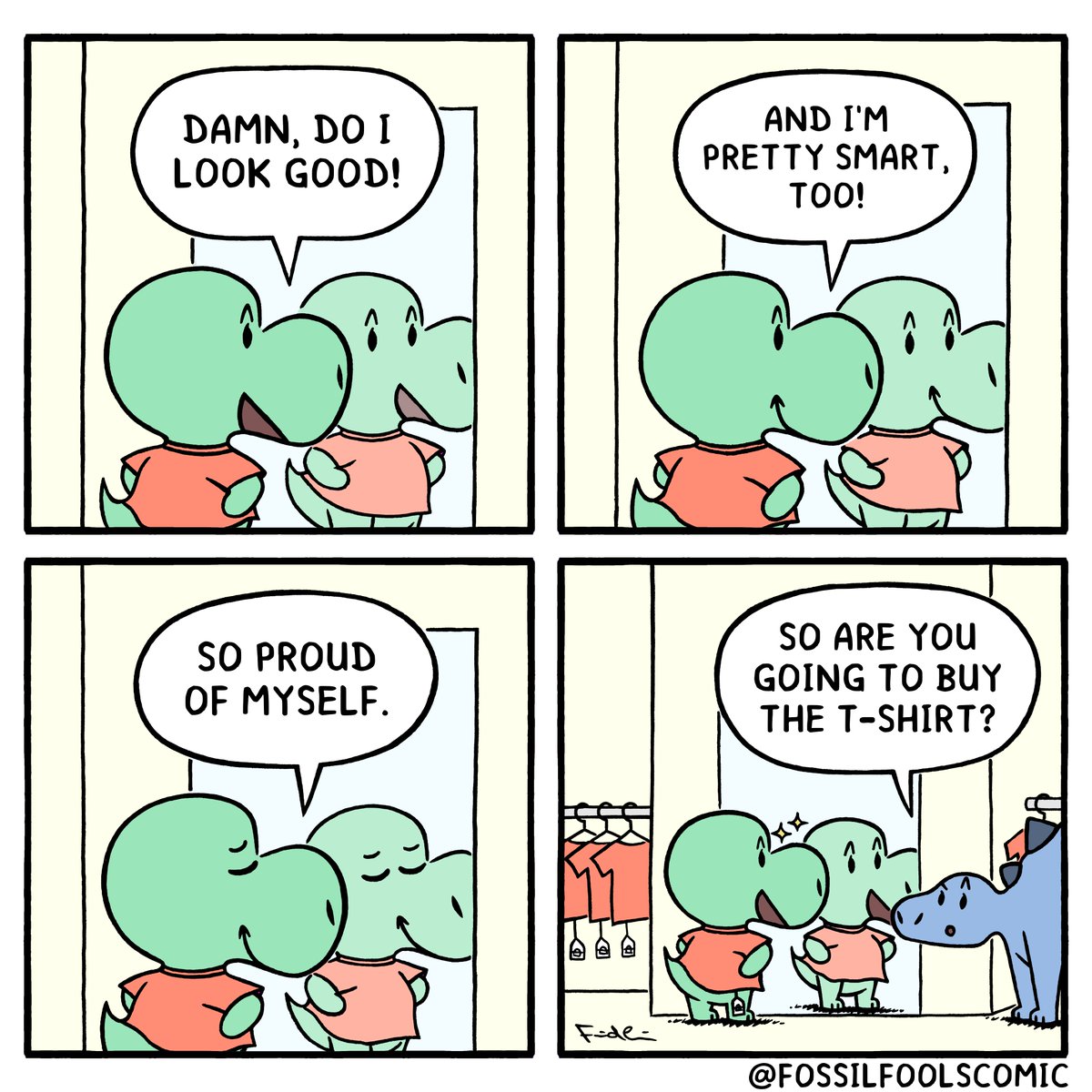 Fossil Fools • Dinosaur Comics tweet media