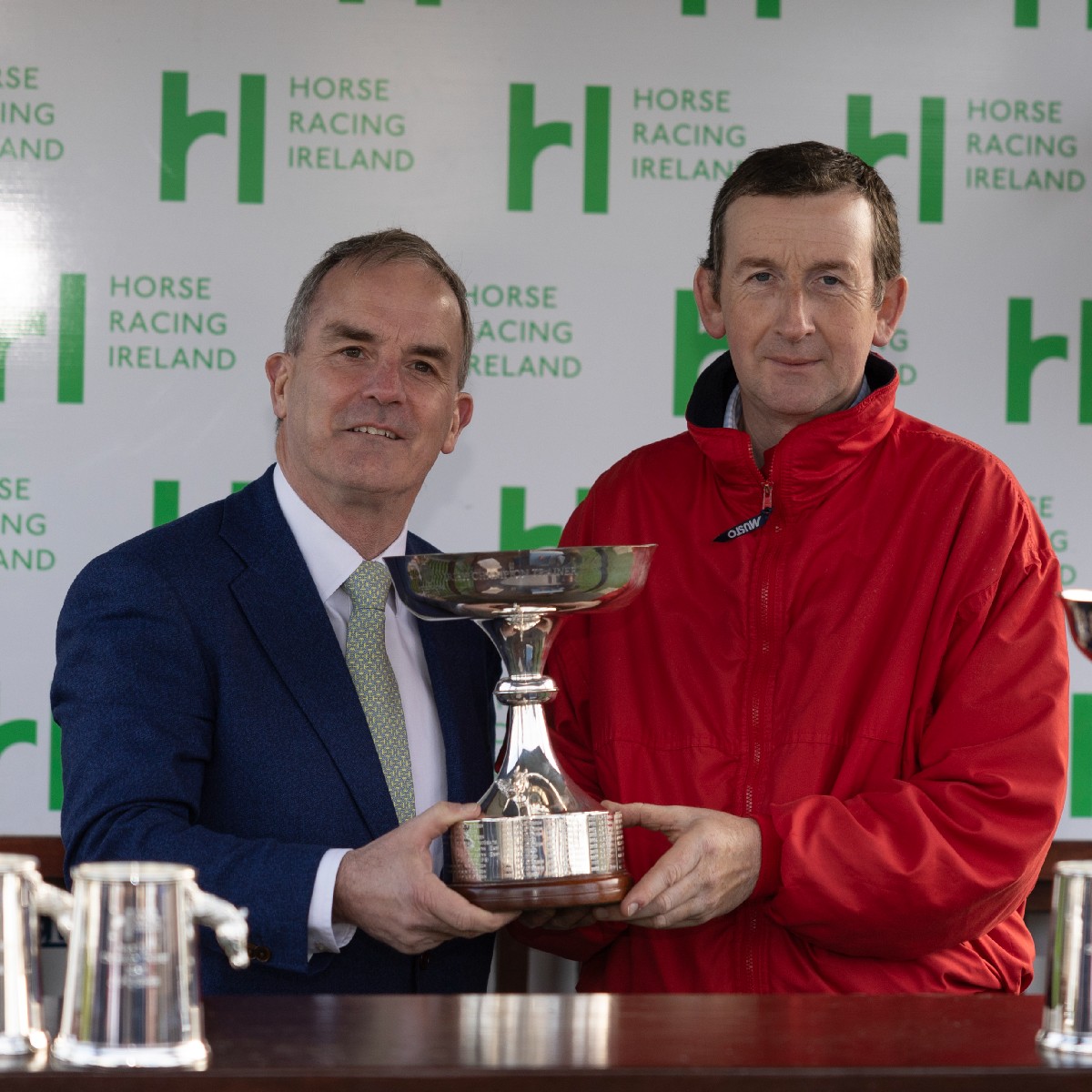 HRIRacing's tweet photo. Champion Flat Trainer - Aidan O'Brien 🏆
Trophy was accepted by T.J. Comerford.
#EveryRacingMoment #FlatFinale | @Ballydoyle https://t.co/tENQk8dhYW