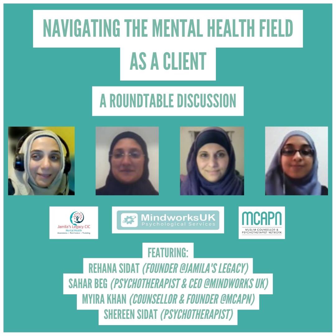 We have several announcements this week to mark our birthday including a much needed discussion with <a href="/Myira_Khan/">MyiraKhanCounselling #WorkingWithinDiversity</a> <a href="/Sahar_Beg/">Sahar B Psychotherapist</a> <a href="/MindworksU/">MindworksUK Registered Charity No: 1192998</a> <a href="/MCAPN_CO_UK/">MuslimCounsellorNtwk</a> &amp; Sheeren Sidat,‘Navigating the mental health field as a client’ out on our #youtube  Channel on Tuesday #counselling #therapy