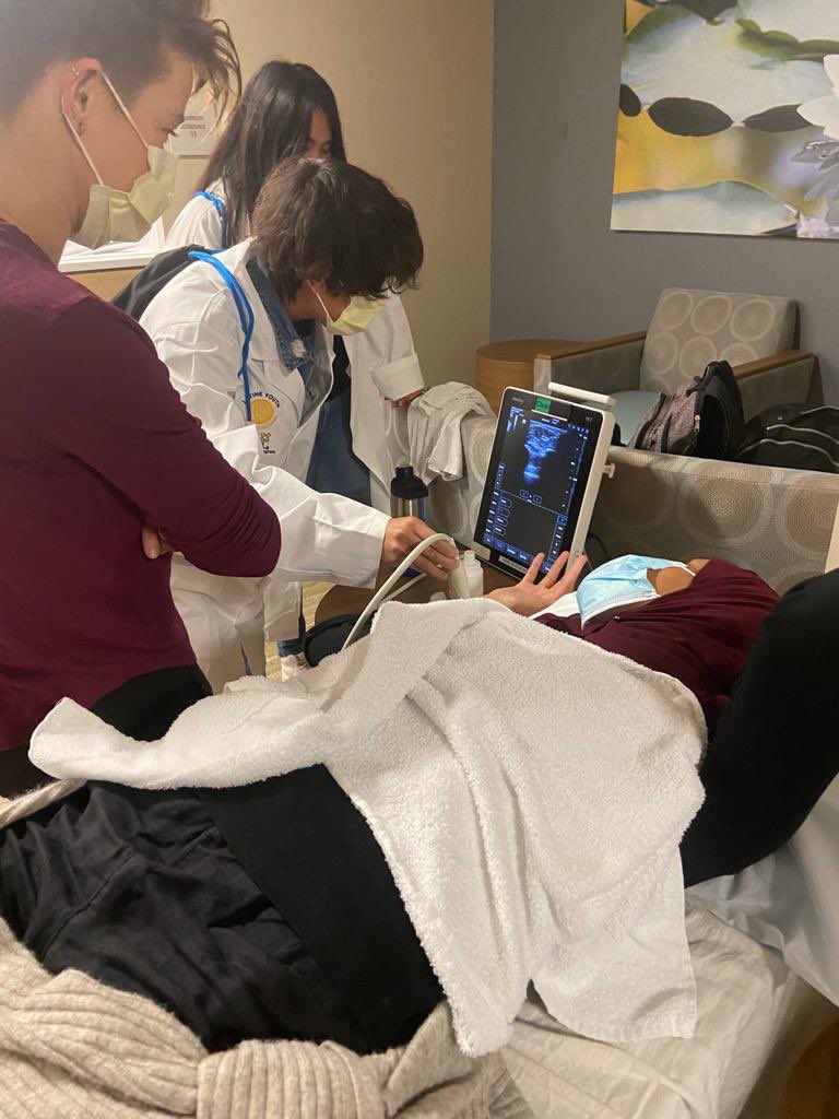 hcmcEM's tweet photo. We had an inspiring day yesterday at the Latine Youth with Stethoscopes Event @HennepinHC. We shared our ultrasound, cpr and airway knowledge and our Latine faculty and med students shared their stories to inspire more of our youth to become our colleagues. #DiversityandInclusion https://t.co/ASaBsD1ZFp