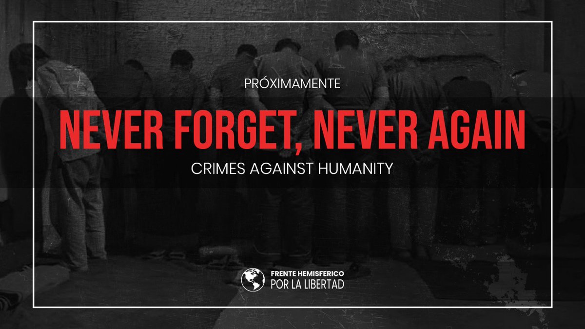 FHPLibertad's tweet image. 🎥 Crímenes de Lesa Humanidad

‼️ ¿Ya viste el documental 'Never Forget, Never Again' sobre crímenes de lesa humanidad?

📢 ¡Te invitamos a verlo!

📺 Ver: youtu.be/Hsne9S1OAgU 

#FHPL
