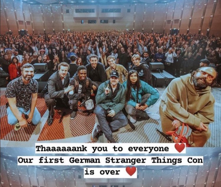 JosephQuinnArg's tweet photo. 📸: El cast de Stranger Things en la #GermanComiCon ❤️ https://t.co/T6e19H47kq