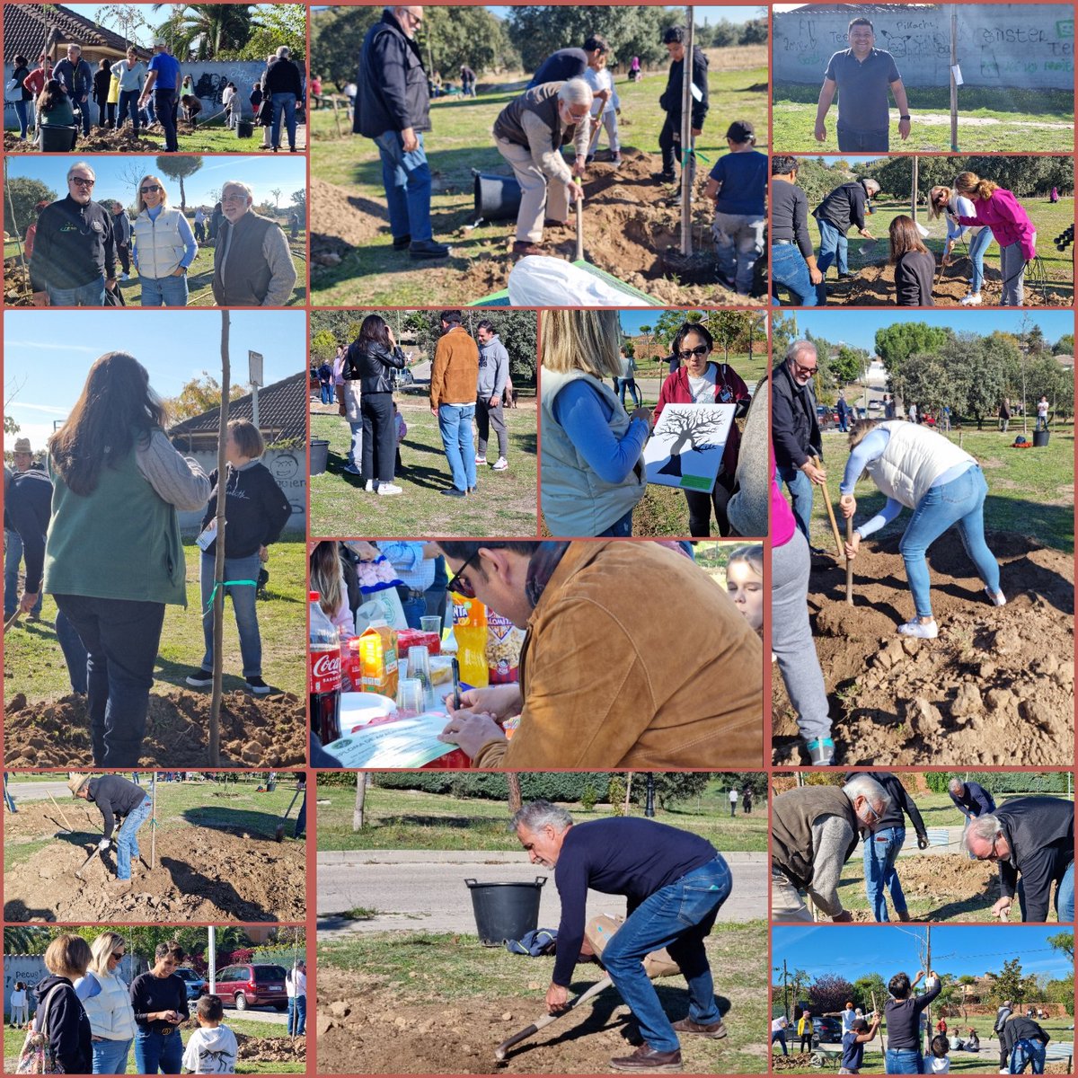 Mañana estupenda en el #ValleDeLosRosales vecinos,amigos,compañeros,todos juntos pasando una jornada llena de buenos momentos y por una gran iniciativa
22 árboles plantados para conservar nuestro entorno de la mejor manera posible #CuidandoNuestroEntorno
#brunete
#ApadrinaUnÁrbol