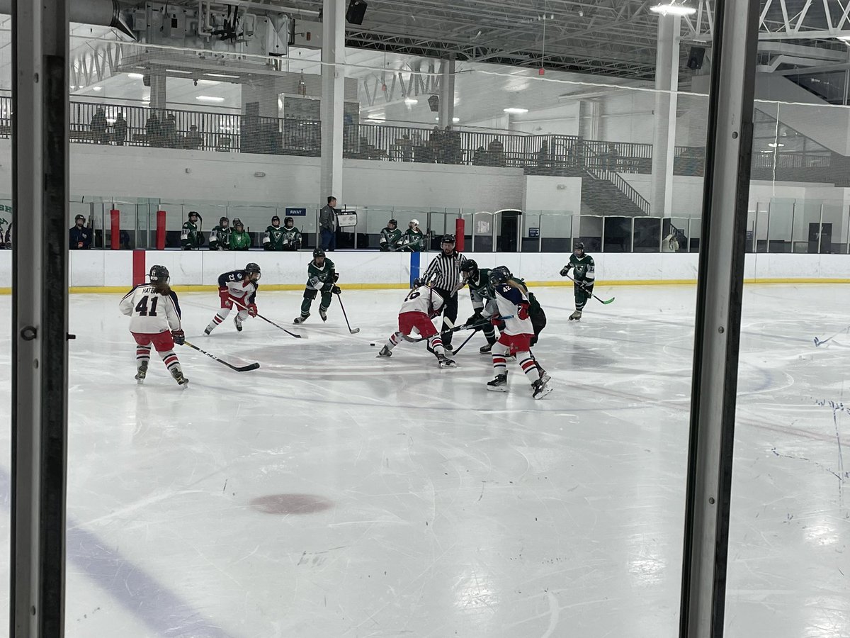 CBJGirlsU19's tweet photo. Jackets take game 1 v South Hill Panthers by a score of 9-3.  Hat Tricks from @a_taylert and #5 Regan Davies.  Goals from @c_krueck23 @averylemm15 and @mills3505 Jackets back for game 2 at 3:35. https://t.co/XWoKtjWsQX