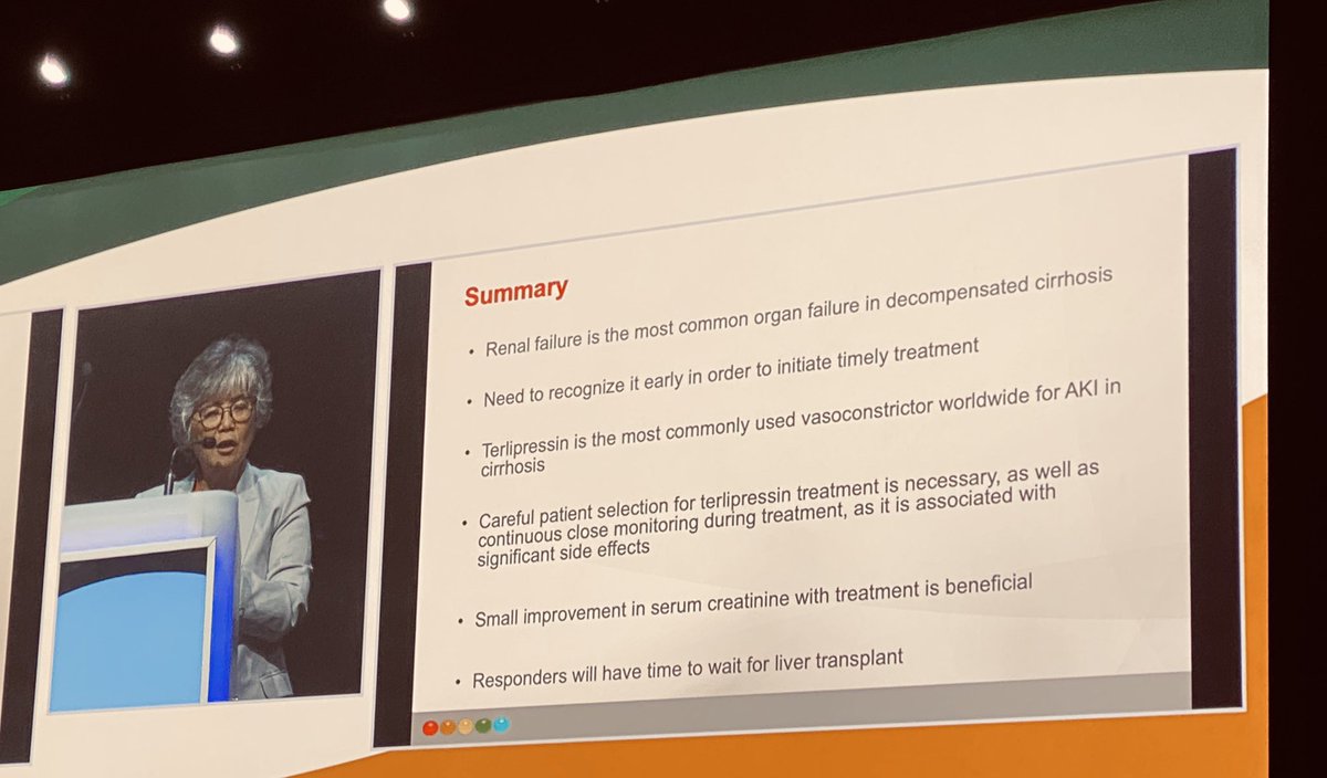 Fantastic talk by Dr. Florence Wong on Updates on HRS Management. High yield! #TLM22 #LiverTwitter #LiverMtg22