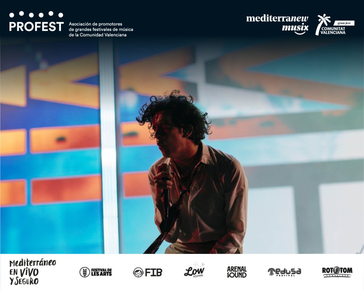 🎵 🌍 Nuestros festivales acogen tanto artistas nacionales como internacionales, que compartiendo escenario, unen fuerzas para darnos la mejor experiencia festivalera. #MediterráneoEnVivoYSeguro