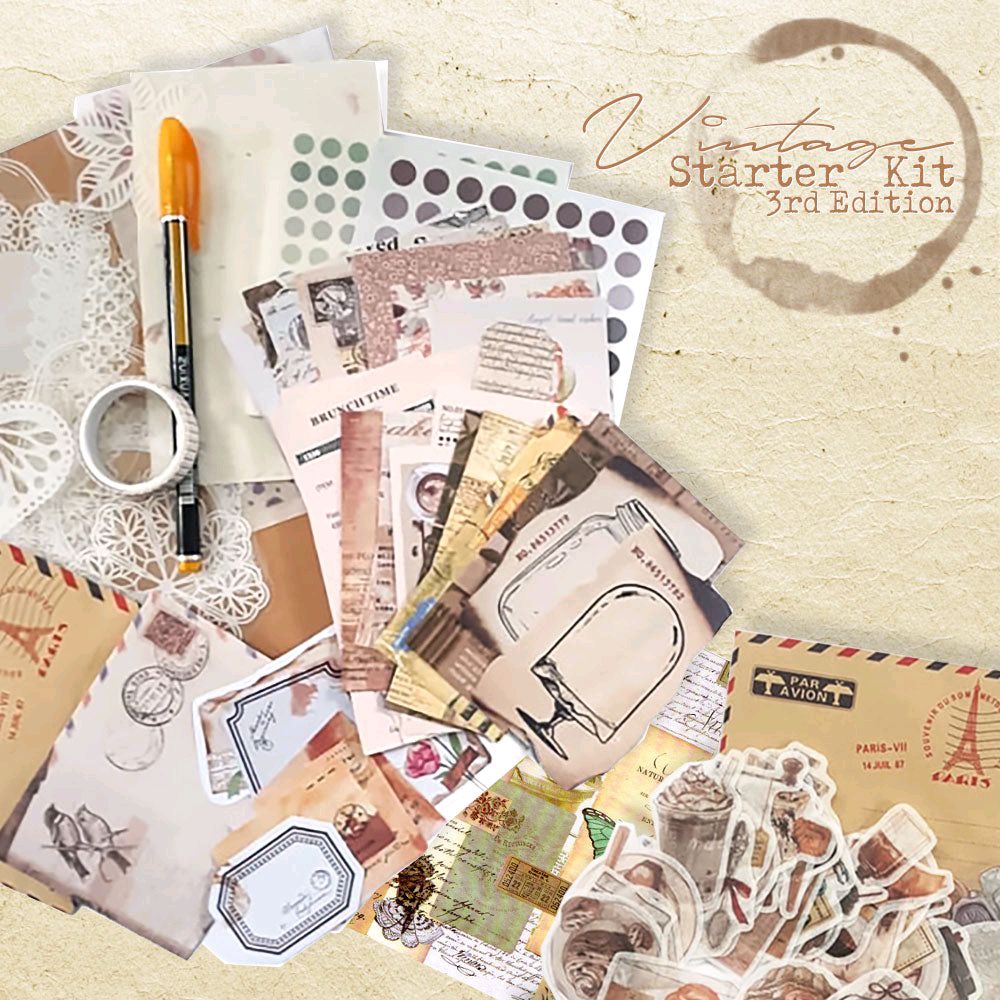Ydreece's tweet photo. I'm selling Craftish Vintage Starter Journal and ... for ₱149. Get it on Shopee now! https://t.co/93iHyQbVVE #ShopeePH https://t.co/m20Z40q4b2