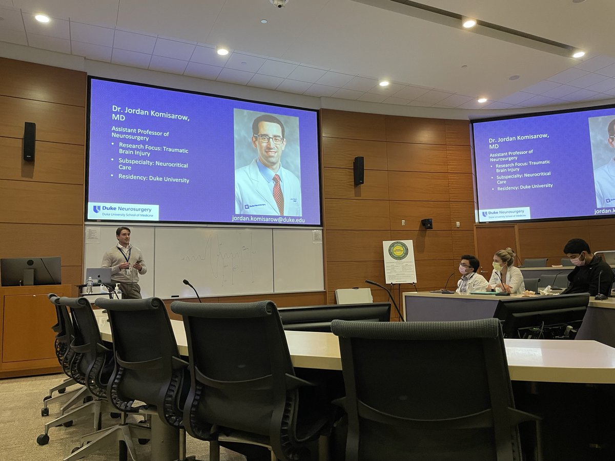 2 weeks ago, we held our 2nd Annual Neurosurgery Research Symposium - it was a huge success with great conversations and food! A huge thank you to Dr. Grant, <a href="/Dukeneurosurg/">Duke Neurosurgery</a> and our faculty! <a href="/abdelbarrspine/">Muhammad Abd-El-Barr MD PhD FAANS</a> @drstevencook <a href="/davidhasan10/">david hasan</a> <a href="/LadNeurosurgery/">Dr. Nandan Lad</a> @Dr_TonyFuller <a href="/JohnHSampson/">John H. Sampson, MD</a>