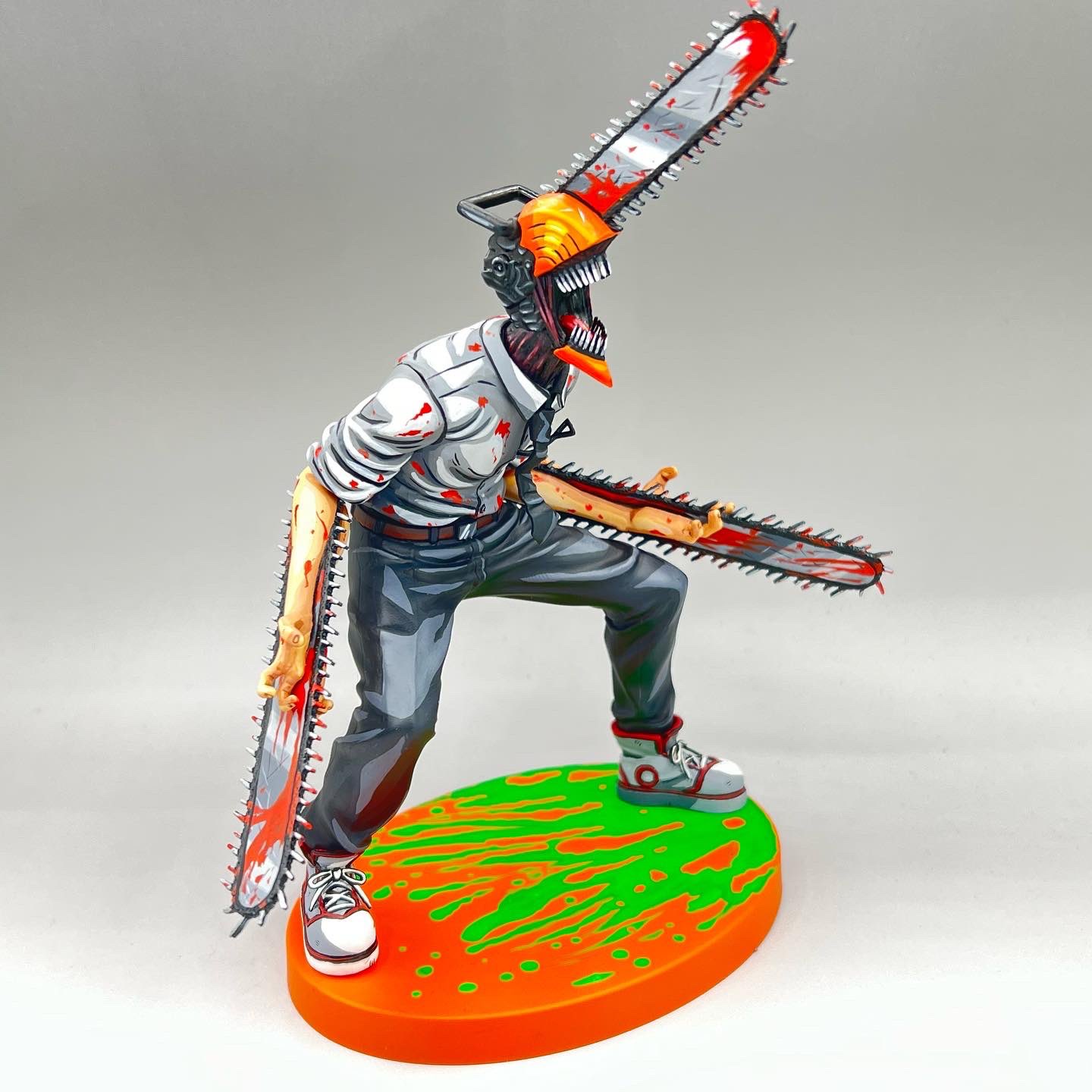 チェンソーマン　リペイントフィギュア harumaki on X: 