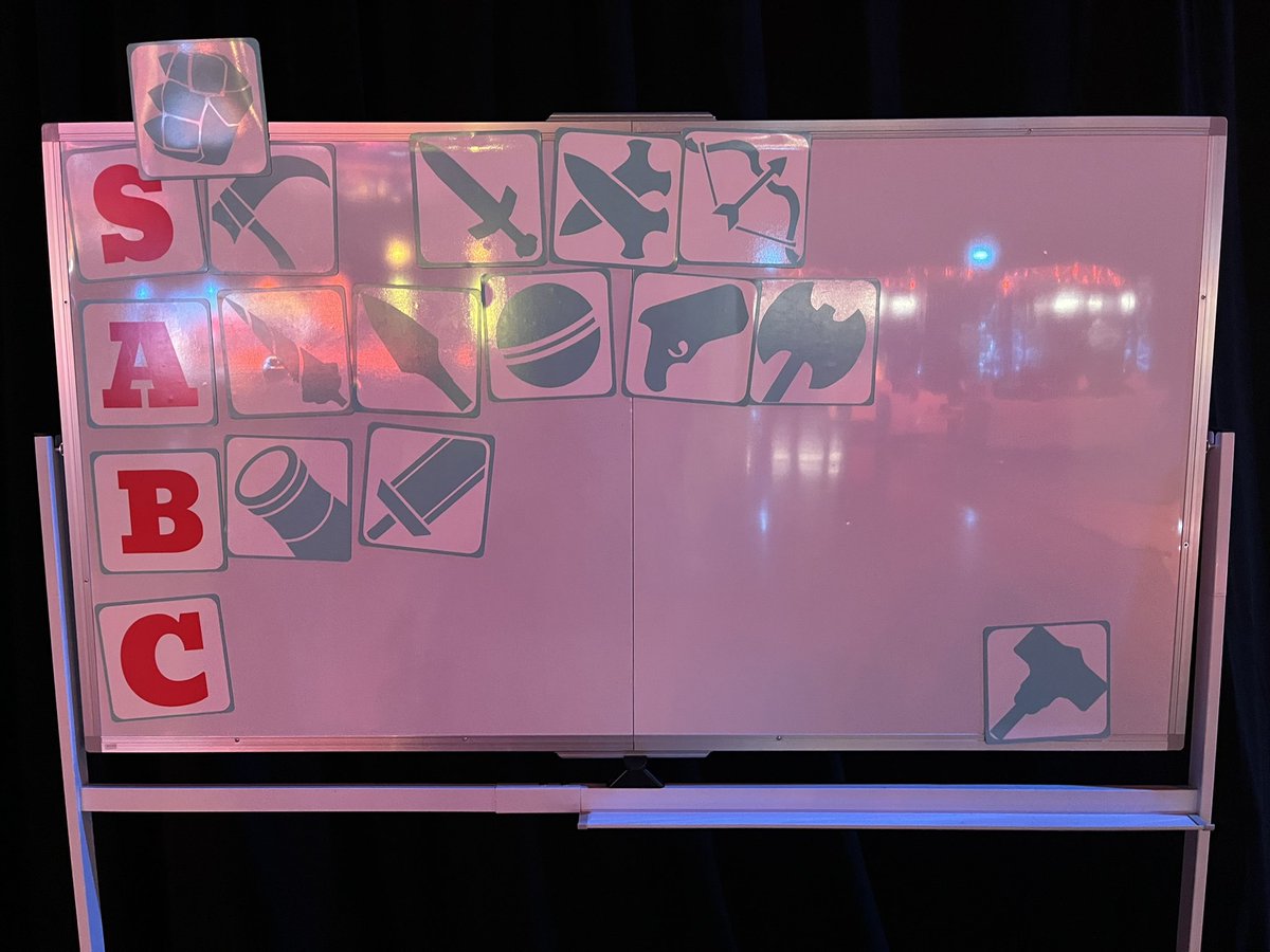 LilCapped's tweet image. Fixed the tier list at the venue for you guys ☺️