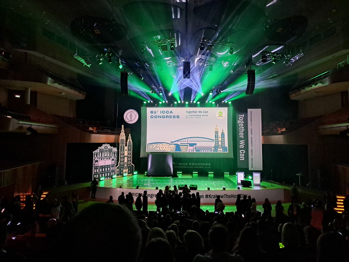 One of the most important events of the meetings industry has started today in Krakow 🌟#TheICCACongress <a href="/ICCAWorld/">ICCA</a>. We are pleased that the international community has a chance to discover the potential of the city. #KrakowTheHostCity #expokrakow