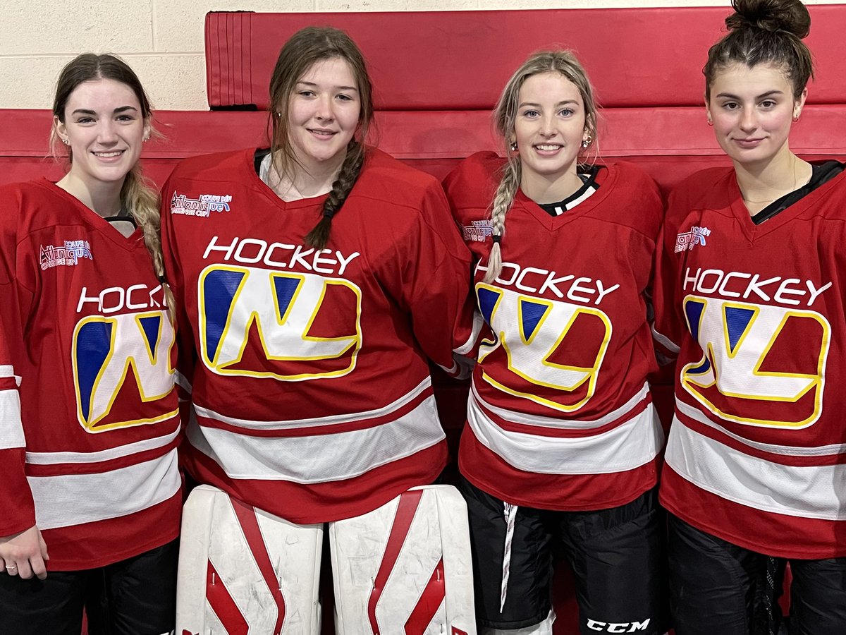 So proud of our tripen girls for making Canada Games team. Cassie Drover. Olivia Taylor. Maggie Shute. Bethany Pitcher❤️🏒🥅