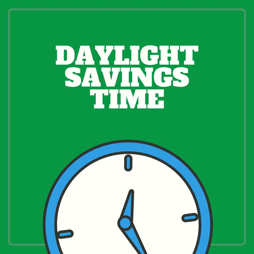 It's time to "Fall Back"! 🍂

Don't forget to change those clocks today. 🕡