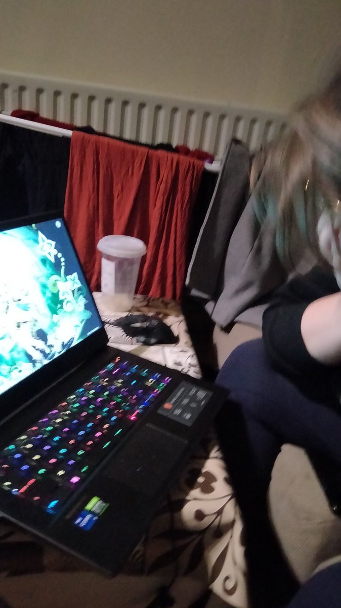 WhyBeank2883's tweet photo. Outing myself as a Genshin player but been pulling for Nahida since she came out, spent everything for the gremlin, and then @ndy_whyte pulls for me and gets her first try. There is no god https://t.co/WBu1v00r6C
