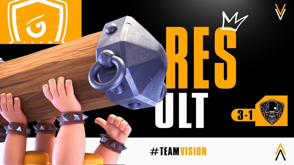 Team Vision 🦉 (@teamvision_esp) on Twitter photo #RESULT | #CR
🏆: <a href="/CUPTB19/">CUP TB19🇪🇨</a>
🛡: Fase 2 - Rodada 2
🆚️: <a href="/NospaceGame/">No Space</a>
✅: 3️⃣X1️⃣
🗣: <a href="/CrDaniel_Viana/">Daniel Viana</a> 🇧🇷
👑: <a href="/CristianYairHe2/">Cristian</a> 🇲🇽 (3-0) 🧹
👑: <a href="/CRTh42/">「₿LN」Thiago™️</a> 🇧🇷 (3-0)
👤: <a href="/EdsonStarCR/">F/A EdsonStar</a> 🇲🇽 (2-1)
Em noite vitoriosa do Corujão, viramos com grandes atuações de nossos craques! 🦉
#GOVISION 💛 #RESULT | #CR
🏆: <a href="/CUPTB19/">CUP TB19🇪🇨</a>
🛡: Fase 2 - Rodada 2
🆚️: <a href="/NospaceGame/">No Space</a>
✅: 3️⃣X1️⃣
🗣: <a href="/CrDaniel_Viana/">Daniel Viana</a> 🇧🇷
👑: <a href="/CristianYairHe2/">Cristian</a> 🇲🇽 (3-0) 🧹
👑: <a href="/CRTh42/">「₿LN」Thiago™️</a> 🇧🇷 (3-0)
👤: <a href="/EdsonStarCR/">F/A EdsonStar</a> 🇲🇽 (2-1)
Em noite vitoriosa do Corujão, viramos com grandes atuações de nossos craques! 🦉
#GOVISION 💛