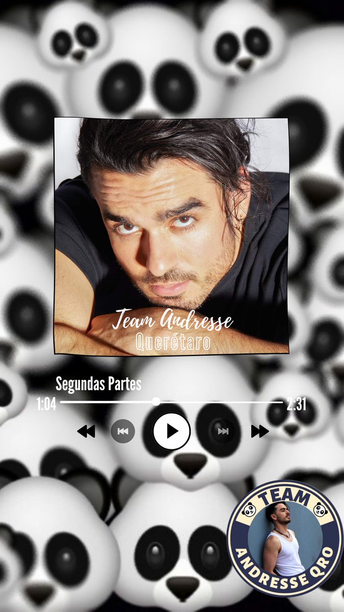 TeamAndresseQro's tweet photo. Sigamos reproduciendo!!! 
 #SegundasPartes 🐼❤️

Team Andresse Querétaro https://t.co/oROK7r92KR