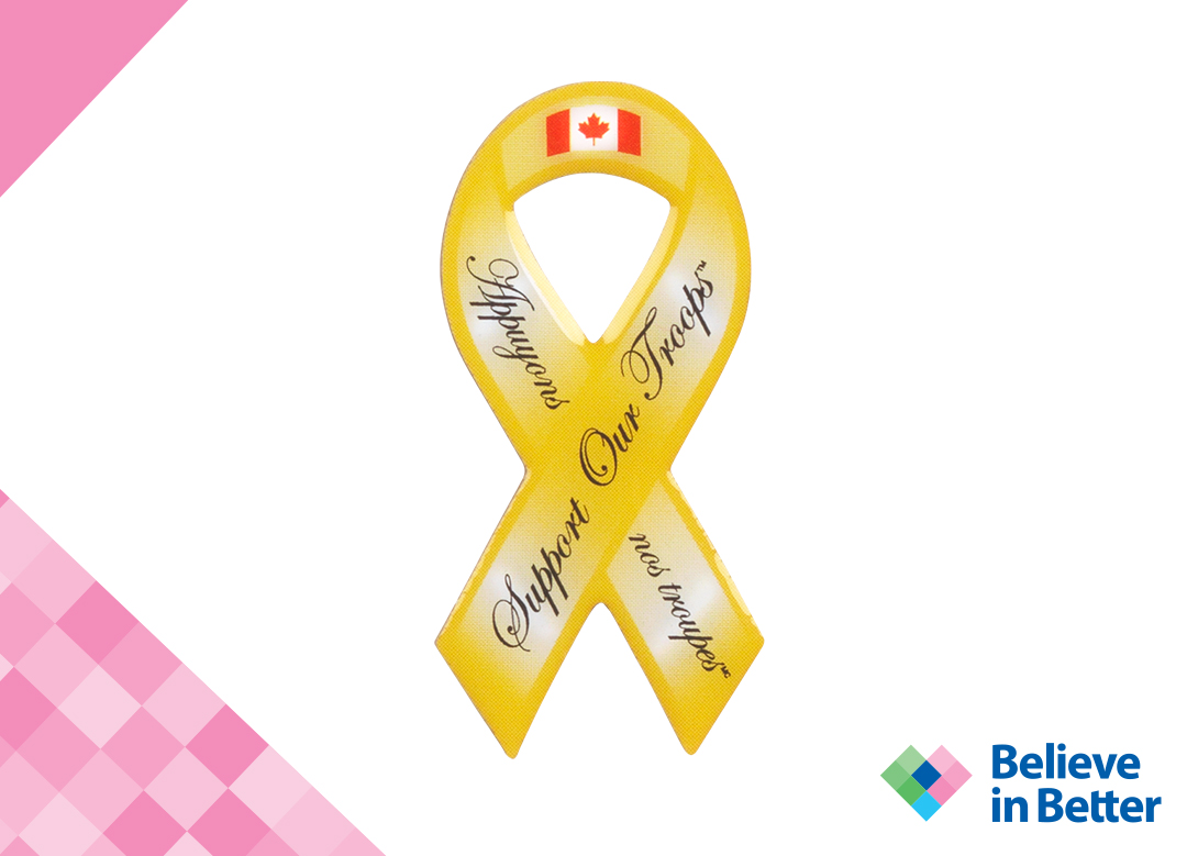 Show your support for the Canadian Troops with these pins. All Profits from the sale of Support Our Troops items go to Morale and Welfare programs for the Canadian Forces communities both in Canada and abroad.
Available in-store and online: bit.ly/3NAZXIh