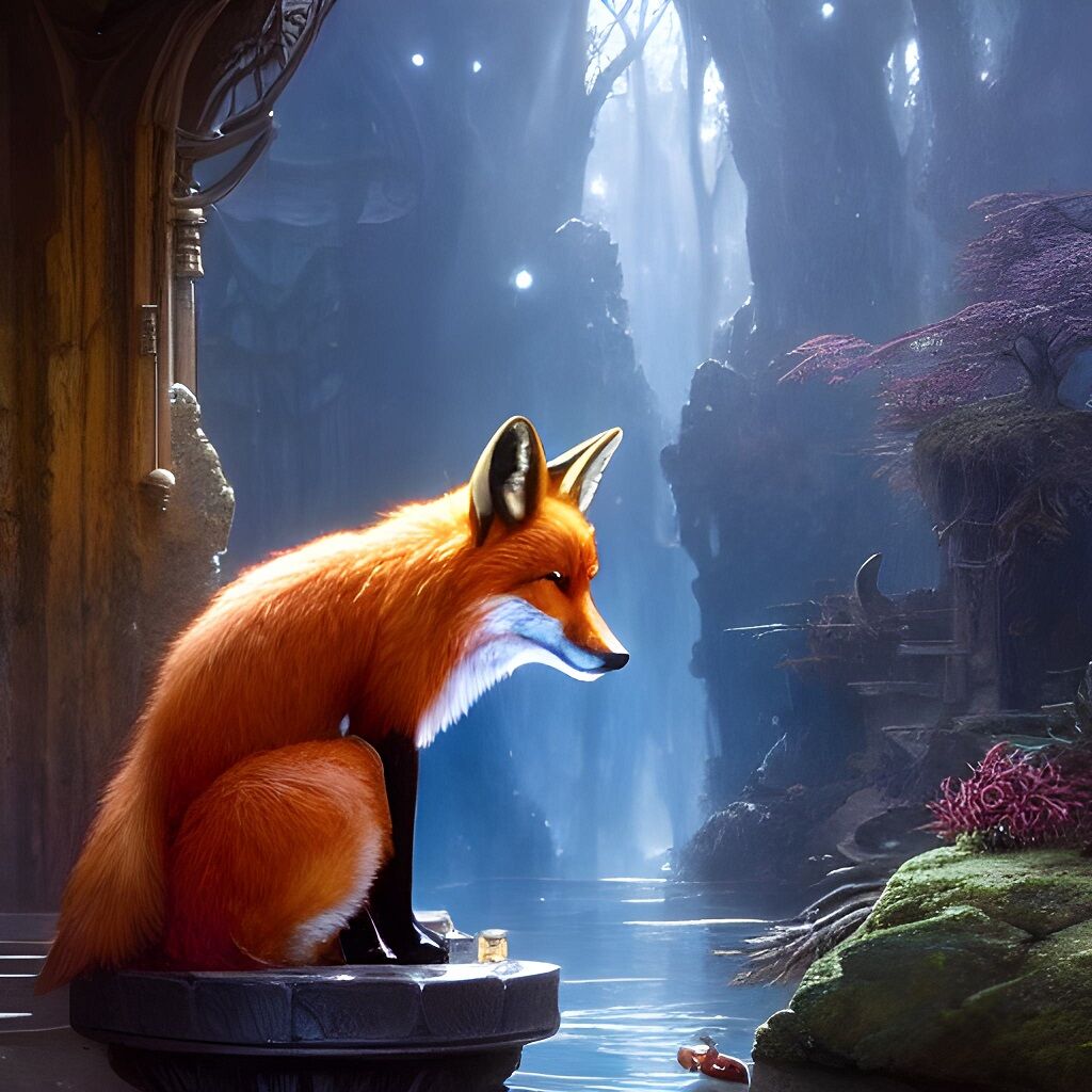 AIterEgo_com's tweet photo. "Miracle bath"

#fox #water #aiart #aiartcommunity https://t.co/oFNedoXQbA