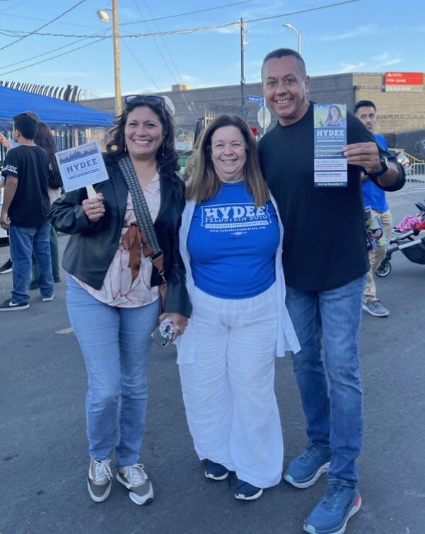 ElectHydee's tweet photo. I love meeting Angelenos all across the City! #TeamHydee had a great time out in community yesterday. Let’s finish strong, LA! Cast your vote by Tuesday, Nov 8 &amp; help elect me as your LA City Attorney! #CD14forHydee #Hydee4CityAttorney #GOTV https://t.co/ML4g6wuxxL