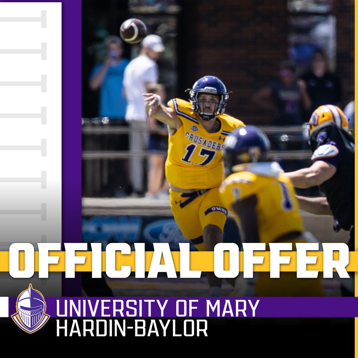 #AGTG After a great conversation with <a href="/Coach_Brace/">Nick Brace</a> i am excited to receive an offer from <a href="/CruFootball/">UMHB Football🏈</a> <a href="/CoachBA1010/">𝒞𝑜𝒶𝒸𝒽 𝐵𝑜𝒷𝒷𝓎 𝒜𝒸𝑜𝓈𝓉𝒶</a> <a href="/iam_alinedouard/">Coach Alin Edouard</a>