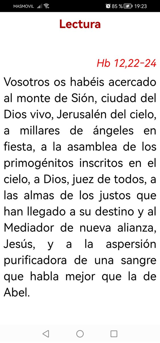 ¡Qué alegría y qué paz la Liturgia de hoy!
✝️🛐🙏🏽💒

Y casi terminando la jornada encontrarte con esto de vísperas⤵️👇