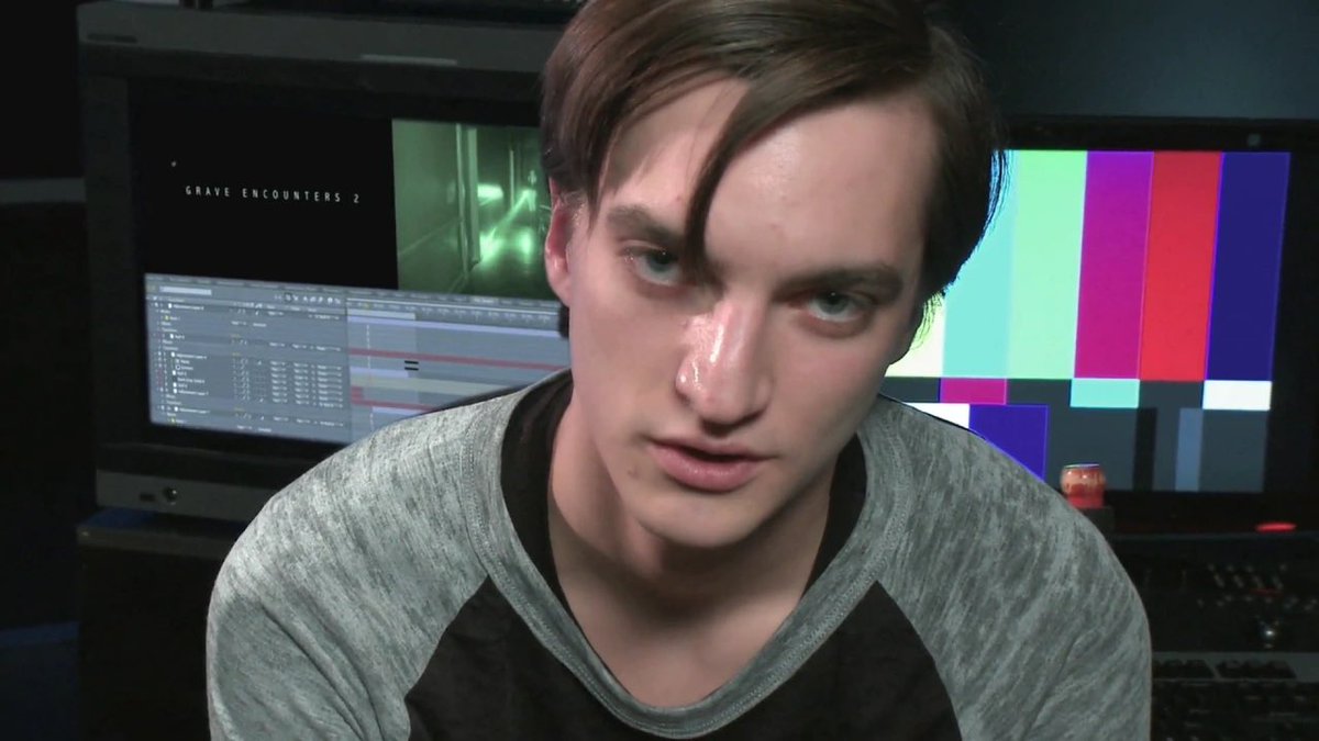 I need someone to acknowledge how much Alex Wright from Grave Encounters 2 looks like a fusion of Jay and Tim from Marble Hornets