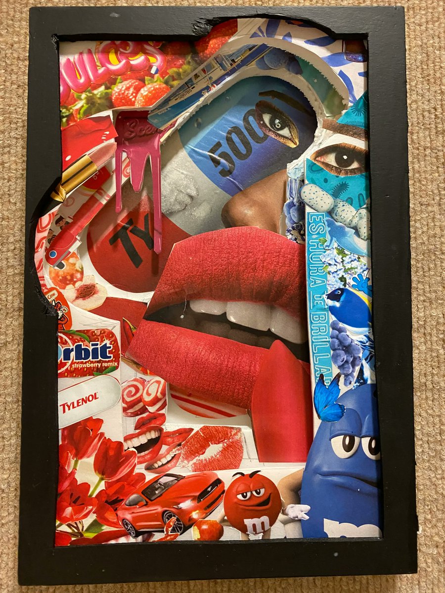 PCInnoInstitute's tweet image. #PCVisualArts students start with a hands-on experience with physical layering to better understand this concept before moving into Adobe Photoshop. #practice #visualart #myartwork