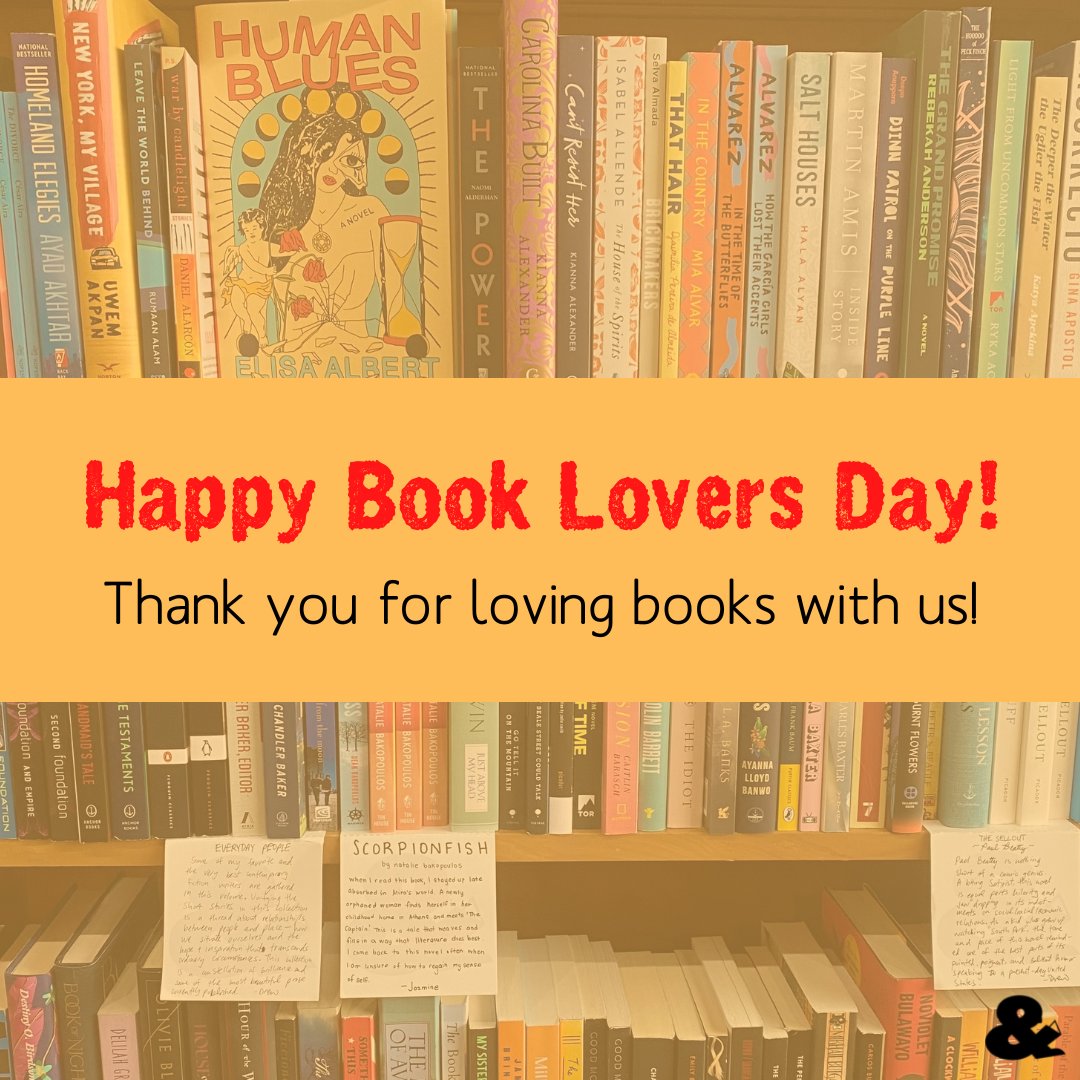 27thletterbooks's tweet photo. 🥰 We really appreciate all the book lovers who have shopped with us this past year. Thank you for loving books and for being your bookstore. You all rock! https://t.co/EADVgiYvR6