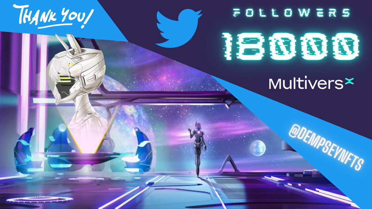 GM $EGLD Fam 👋

We are more than 18,000!

It's completely crazy
Thanks for everything once again❤️

If I reach 20k I will give you a gift that u have never seen here before. i promise

in the meantime, 1 $EGLD is up for grabs

✅RT &amp; follow
Bonus: tell me since when u follow me!