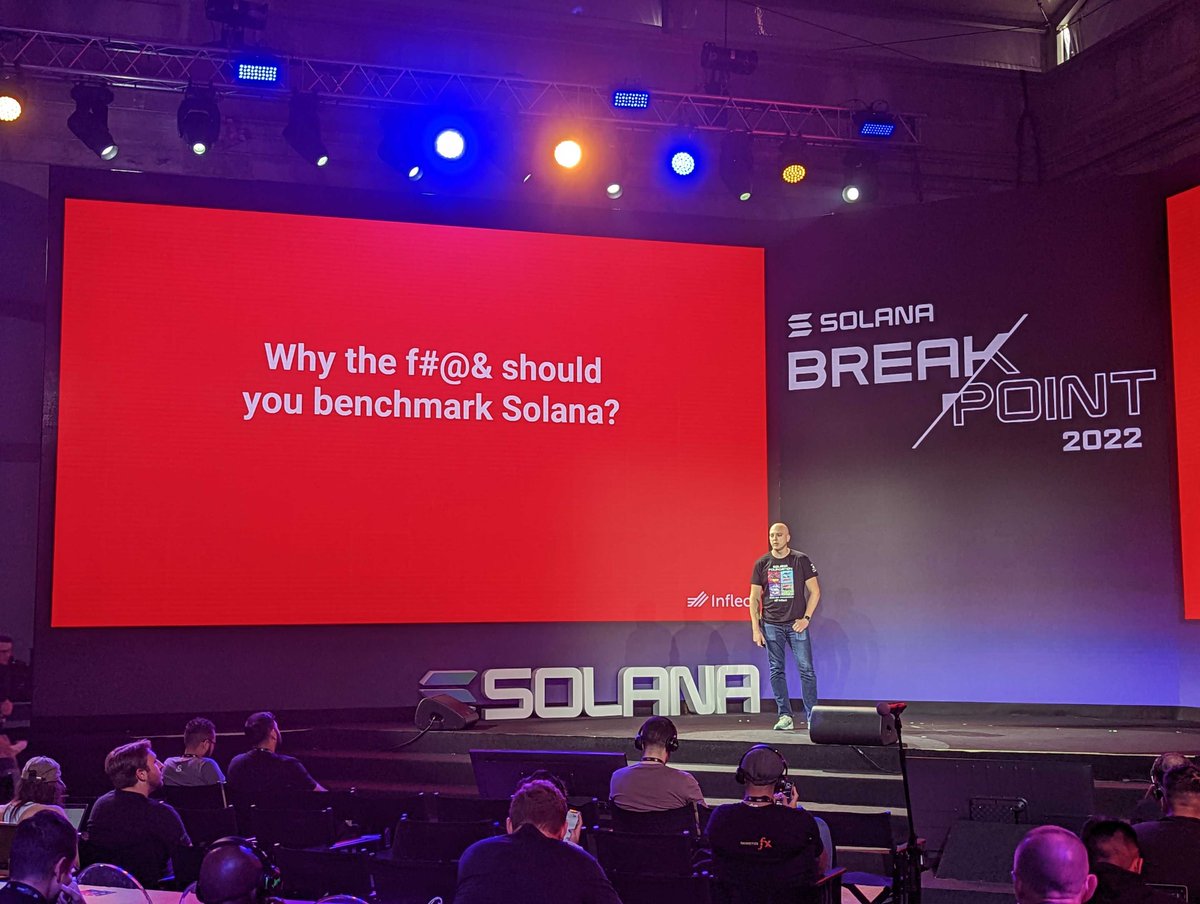 extrnode's tweet photo. An amazing speech by Branden Stanley of @InflectInc at #Breakpoint, right before our great talk on how new platforms and hardware could create more opportunities for node operators who use Solana Server Program. Thanks a lot, Branden, Inflect, and @SolanaFndn for doing so much! https://t.co/4wscAxJh7U