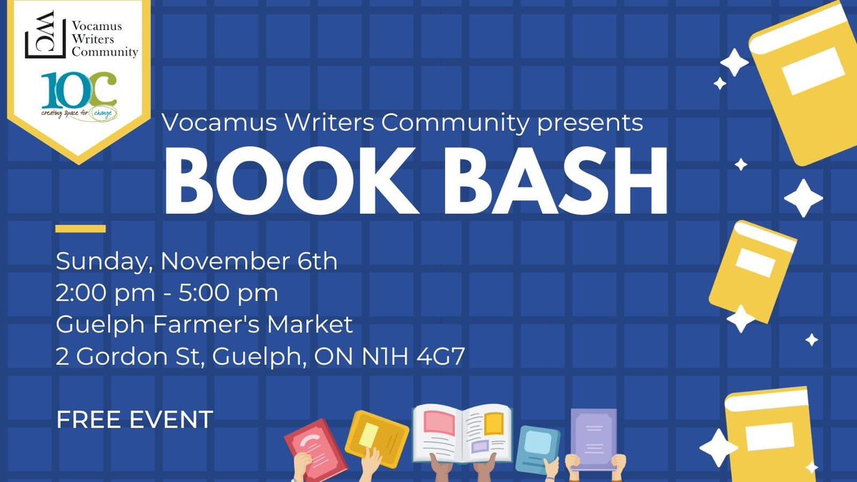KeriannMcGoogan's tweet image. In Guelph? Come on by the Farmer’s Market for book bash!