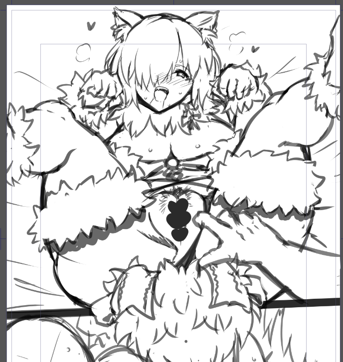 えちち原稿なう。スケベなすびちゃんのしあがったムレムレデンジャラスな果実でございます。 