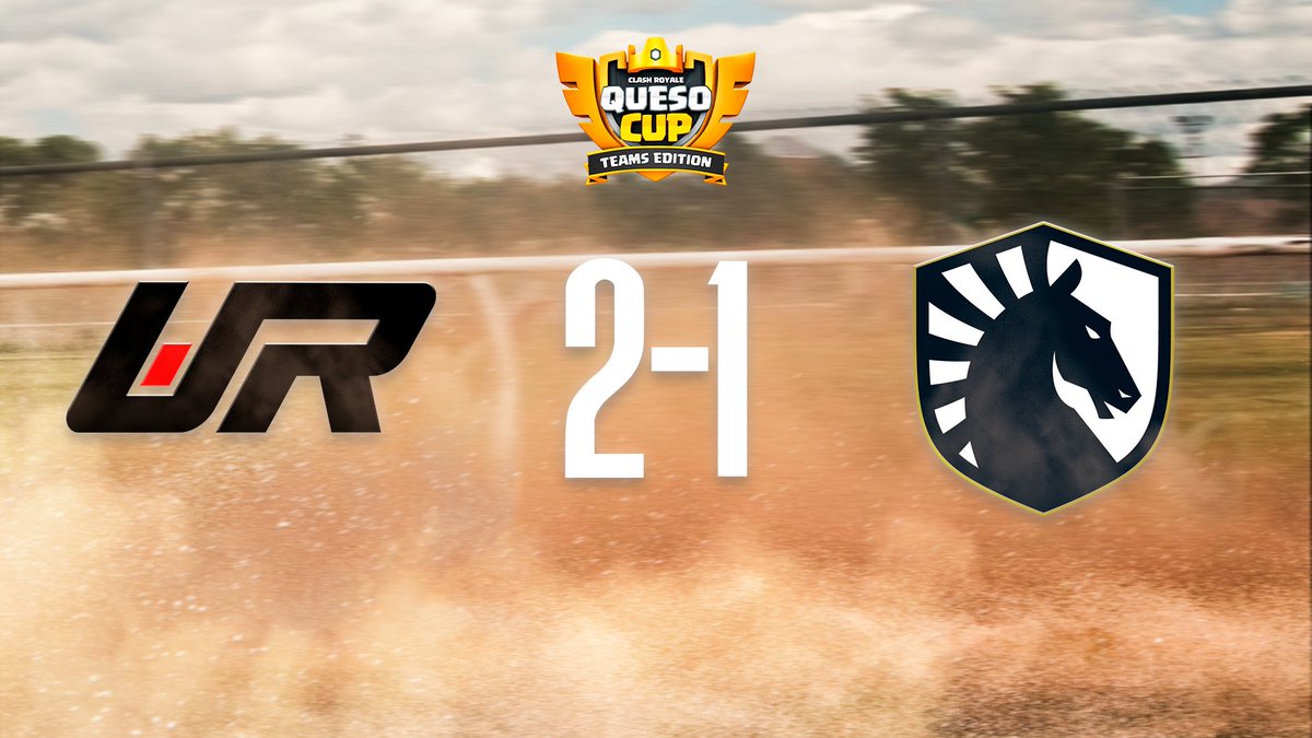 Urban Esports 🎙 (@urbanesportsrap) on Twitter photo #ClashRoyale | Resultado 🏆
Una vez más las rimas dieron en la pista para sumar otra victoria en <a href="/QuesoCupTV/">Queso Cup</a> 🧀
¡ El flow se fue a los playoffs !
✅️| <a href="/TeamLiquid/">Team Liquid</a> J7
📈| 2 x 1 <a href="/soudy_cr/">Soudy CR</a> • <a href="/DOoOM_cr/">DOoOM</a>
📡| twitch.tv/revolaimar 🇪🇦
#LetsGoRappers <a href="/EsportsRoyaleEN/">Clash Royale Esports</a> #ClashRoyale | Resultado 🏆
Una vez más las rimas dieron en la pista para sumar otra victoria en <a href="/QuesoCupTV/">Queso Cup</a> 🧀
¡ El flow se fue a los playoffs !
✅️| <a href="/TeamLiquid/">Team Liquid</a> J7
📈| 2 x 1 <a href="/soudy_cr/">Soudy CR</a> • <a href="/DOoOM_cr/">DOoOM</a>
📡| twitch.tv/revolaimar 🇪🇦
#LetsGoRappers <a href="/EsportsRoyaleEN/">Clash Royale Esports</a>